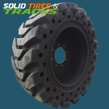 14x17.5/ 36x12-20 Backhoe Solid Rubber Tires for 4 Wheel Drive