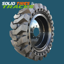 14x17.5 Telehandler Solid Tires with 8 bolt Rim