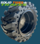 14x17.5/36x12-20 Solid Skid Steer Tire- Best Value