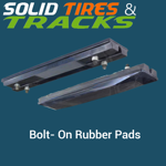 24" 600 mm Bolt-On Rubber Pad 190mm Pitch
