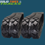 400x86x60  CTL Rubber Track-Turf Pattern